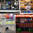 thumbnail image 3 of Panneaux LED Programmables, Affichage LED Flexible à Défilement, Contrôle par Application Bluetooth, Modifier Texte, Graffiti, Animations, pour Voiture, Bar, Magasin (23"x 5 Pouces), 3 of 6
