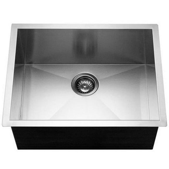 Contempo Series Undermount Stainless Steel Single Bowl Kitchen Sink