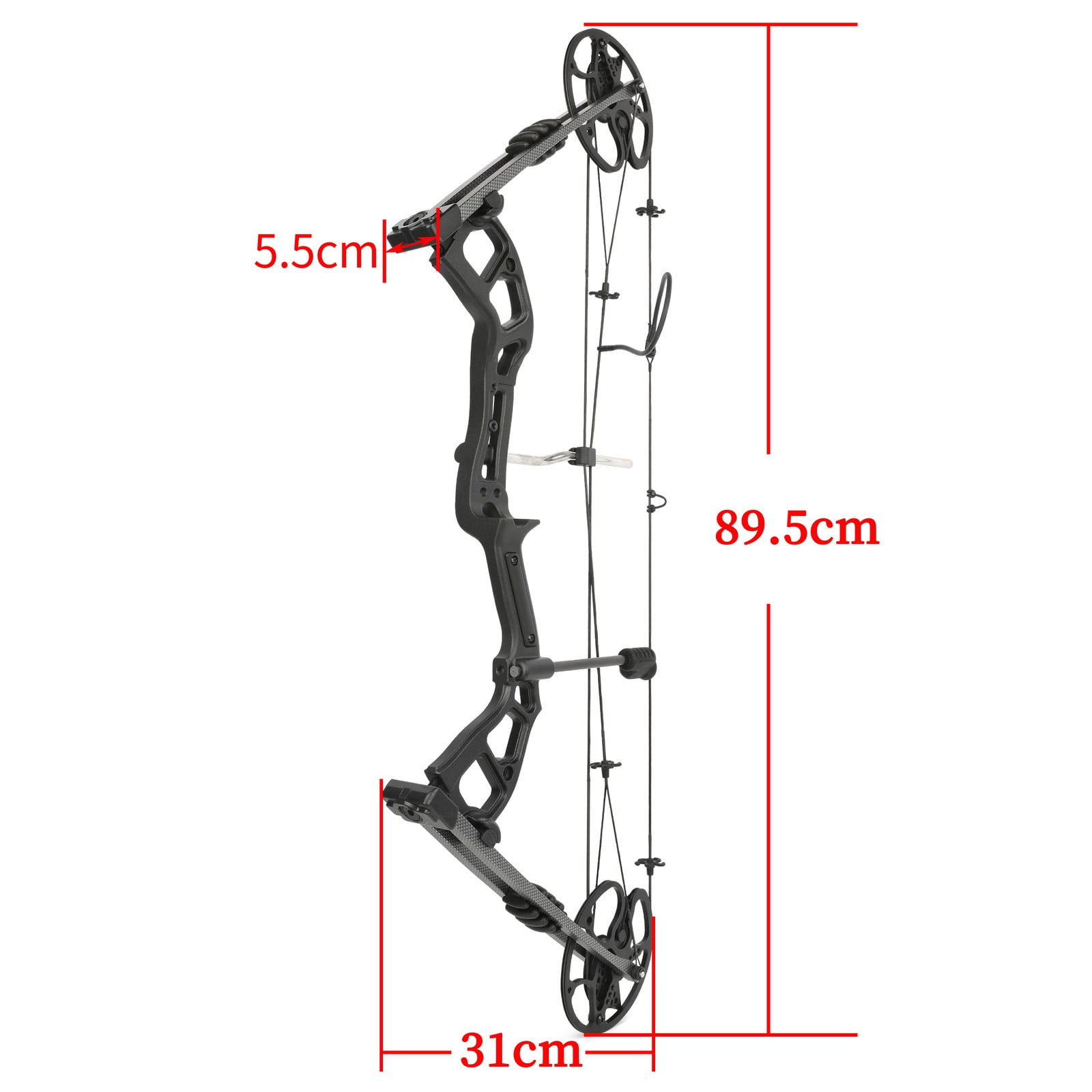 0-70lbs Compound Bow Set Carbon Arrows Bag 325fps Adult Hunting Archery Shooting