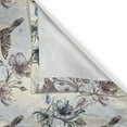 thumbnail image 6 of Ambesonne Nature Valance & Curtain, Birds Hibiscus Flowers, 55"x36", Teal Brown, 6 of 7