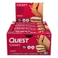 thumbnail image 2 of Quest Crispy Protein Bar, Peanut Butter and Jelly Flavor, High Protein, Gluten Free, 2.12oz, 12 Count, 2 of 7