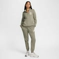 thumbnail image 3 of Women's Nike Club Fleece Varsity Pants Color: Oatmeal Heather Size: X LARGE, 3 of 4