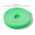 thumbnail image 3 of Windproof Clothesline with Hooks, PE Material, Windproof Nylon Clothesline, Plastic Portable Washing Line Travel Laundry Line with 2 Hooks, Portable Fence Style Non Slip Clothes Line Ropes, 3 of 6