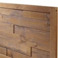 thumbnail image 4 of Plank Distressed Solid Wood Caramel Queen Bed, 4 of 7
