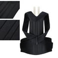 thumbnail image 2 of Corrector de postura de espalda ajustable, faja para hombros, talla XXL (negro), 2 of 7