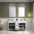 thumbnail image 5 of Legion Furniture 60" White Finish Sink Vanity Cabinet With Carrara White Top, 5 of 8