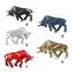 thumbnail image 4 of Inteprter Exquisita decoración Toros Escultura hecha de resina Amplia aplicación Toro Estatua Ornamento Estatua Toro Decoración del hogar rojo, 4 of 6
