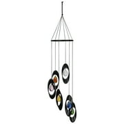 Woodstock Wind Chimes Signature Collection, Woodstock Bellissimo Bells, 28'' Black Wind Bell CYBRS