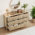 thumbnail image 2 of Huisuilinss Fluted Dresser For Bedroom,7 Drawer Dresser,Modern Chest Of Drawers,Wide Double Dresser TV Stand,Wood Storage Organizer For Living Room Hallway Entryway, 2 of 7