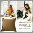 thumbnail image 6 of AUQ 2Pcs Decorative Pillow Covers Stylish Zipper Pillow Covers 16X16 Fade Resistant Throw Pillow Cover Colormixing5, 6 of 7