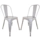 thumbnail image 1 of Silla Tolix Blanco Metal 2 Pzas Comedor Restaurante Exterior gris, 1 of 7