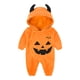 thumbnail image 1 of Trajes para , niñas, Halloween, calabaza, Sudadera con capucha, monos de 1 pcs, pijamas, de manga larga, conjunto de ropa de e - 80 Salvador monos para recién nacidos, 1 of 9