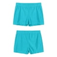 thumbnail image 2 of CHICTRY Shorts de Sport Extensibles pour Garçons, Couche de Base pour Course, Gym, Natation, Bleu Vert 10, 2 of 7