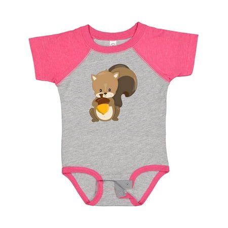 

Inktastic Cute Woodland Animal Squirrel Gift Baby Boy or Baby Girl Bodysuit