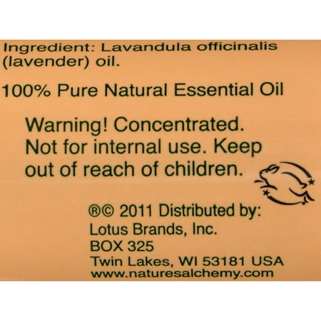 Nature's Alchemy Essential Oil, Bulgarian Lavender 0.5 oz
