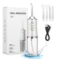 thumbnail image 2 of Irrigador oral +4 jets 3 modos usb recargable irrigador de agua chorro de agua dental portátil irrigador a prueba de agua limpiador de dientes dentales irrigador 0ral, 2 of 5