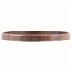 thumbnail image 2 of Japanese Style Round Wooden Food Dish Fruit Serving Tray Service Plate for Home Kitchen Hotel Use 27cm, 2 of 5