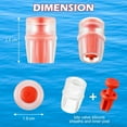 thumbnail image 2 of Portable for Water Bladder Osprey Packs Nozzle Red Water Bladder Water Bag Mouthpiece Replacement Hydration Pack Bite Valve Bite Valve Replacement Sheath, 2 of 8
