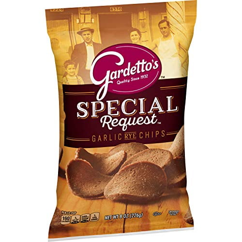 Gardetto's Snack Mix, Roasted Garlic Rye Chips, 8 oz