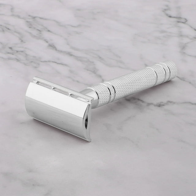 Herunwer Rasoir de Sûreté Noir Mat pour Hommes et Femmes, Rasoir à Lame Unique, Rasoir de Sûreté à Double Tranchant, Rasoirs de Sûreté pour Hommes, Rasoir Métallique Réutilisable, Rasage de Près et en Douceur