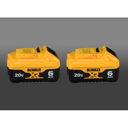 Dewalt 20V DCB206 Battery Two Pack DCB118 Fast Charger, 3-LED Fuel System