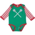 thumbnail image 3 of Inktastic Lacrosse Sticks Future Player Boys or Girls Long Sleeve Baby Bodysuit, 3 of 5