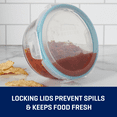 Anchor Hocking TrueLock Locking Lid Glass Food Storage Containers, 2