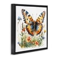 thumbnail image 3 of Stupell Industries Eclectic Summer Garden & Butterfly Black Floating Frame Canvas Art, 25 x 25, by LSR Design Studio, 3 of 8
