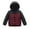 Wine, variant on Gyujnb Girls Down Coat Winter Jacket with Contrast Sleeves Warm Quilted Outerwear for Kids Windproof Cold Weather,Size:14-16 Years