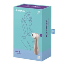 Satisfyer Pro 2 Air-Pulse Clitoris Stimulator - Non-Contact Clitoral Sucking Pressure-Wave Technology, Waterproof, Rechargeable (Rose Gold)