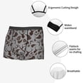 thumbnail image 3 of Fotbe Brown Moose with Pinecones Calzoncillos Tipo Boxer con Bolsa de Soporte Total para Hombre, X-Temp Fresco, Transpirable y de Secado Rápido-Large, 3 of 5