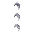 thumbnail image 2 of Qarigey Turbante africano nudo estilo bohemio protección solar banda ancha accesorios elásticos sombreros gorro mujer negro blanco cebra Type1 NO1 Qarigey  CBP468886, 2 of 6