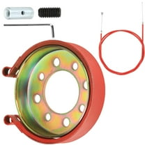 4" Go Kart Rear Drum Brake Band Cable Kit Suitable for Manco Bandit Critter 1492 4316 297 Rotary 484 Yerf-Dog Azusa 2251-B Predator 212cc 420cc Yard Carter Dune Buggy Mini Bike ATV Parts Red