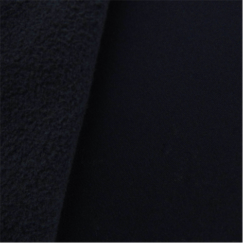 Water Resistant Sweatshirt Fleece Navy Blue, Fabric By the Yard