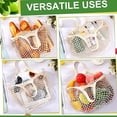 thumbnail image 4 of Premium Mesh Grocery Bags, Reusable Produce Bags, Long Handle Net Tote Bags, 100% Cotton String Bags, Fruit and Vegetable Bag 2 document White, 4 of 5
