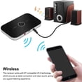 thumbnail image 4 of Sidaley Transmisor compatible con Bluetooth, conector de 3,5mm, receptor de música MP4 para TV, adaptador de reemplazo de viaje portátil Cables de audio/vídeo, 4 of 6