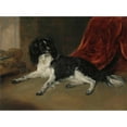 thumbnail image 2 of Richard Ramsay Reinagle 14x11 Black Ornate Wood Framed Double Matted Museum Art Print Titled: A King Charles Spaniel by a Fireplace (1842), 2 of 5