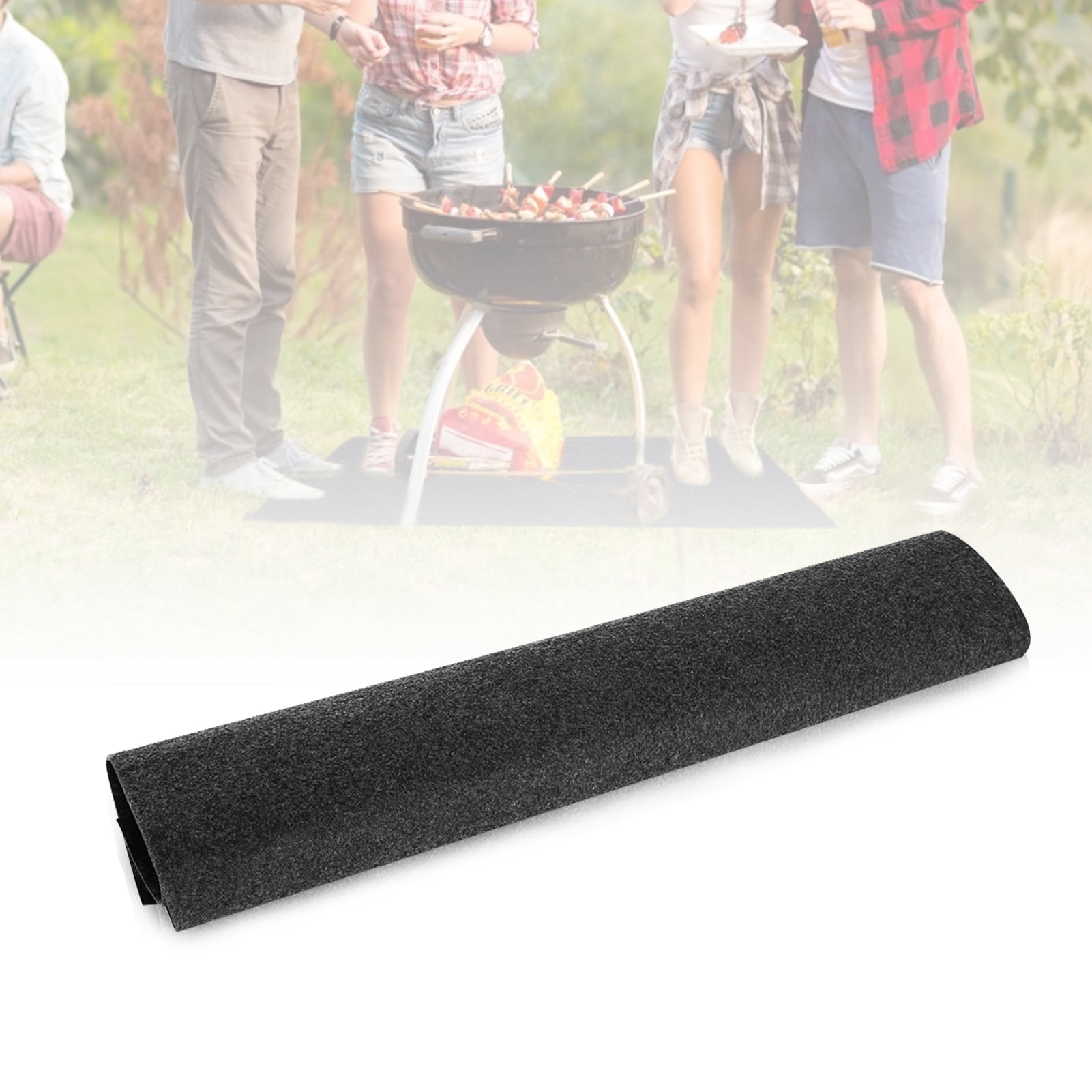 Khall Fireproof Heat Resistant BBQ Gas Grill Splatter Mat Backyard