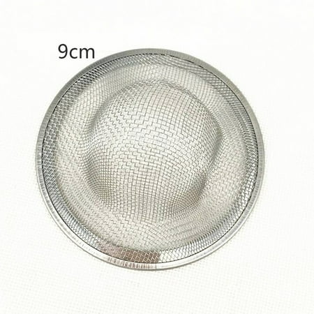 

Marbhall 1Pc Stainless Steel Slop Basket Filter Trap Mesh Metal Sink Strainer Perfect for Kitchen Sink/Bathroom Bathtub Wash Basin Floor Drain Balcony Drain Hole Silver