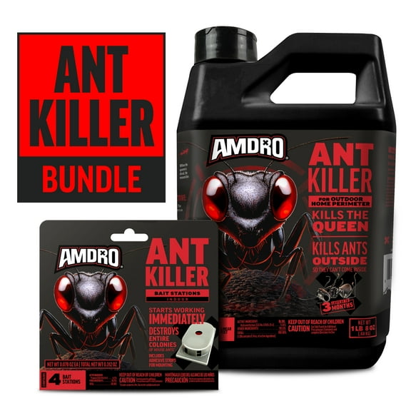 Amdro Indoor Outdoor Ant Granule Powder Bundle