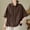 Coffee, variant on Womens Button Down Shirts Womens Cotton Linen Tunic Linen Shirts for Women Oversized Button Down Shirts for Women Button Down Plaid Shacket Shirt Button Down Shirt V Neck Blouses Black L