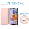 thumbnail image 4 of LG Stylo 6 Case, LG Stylus 6 Wallet Case, LG Stylo 6 Plus PU Leather Case, Tekcoo ID Cash Credit Card Slots Holder Purse Carrying Folio Flip Cover [Detachable Magnetic Hard Case] Kickstand - Rose Gold, 4 of 7