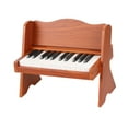 thumbnail image 4 of Teclado de piano para niños de 25 teclas, de madera para principiantes, aprendizaje temprano para niñas y niños, regalo de cumpleaños, mini piano port Color de madera brillante, 4 of 8
