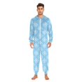 thumbnail image 3 of FORMRS Onesies Pajama for Adults Unisex Hoodie Winter Jumpsuit One Piece Sleepwear, Sizes S-2XL, Snowflake Pattern, 3 of 7