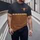 thumbnail image 2 of Camisas de Manga Larga para Hombres Imprimir Casual Cuello Redondo Blusa de Manga Corta, Camisas de Lino para Hombres, 2 of 9