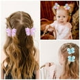 thumbnail image 4 of 10PCS Mini Butterfly Hair Clips, Tulle Mesh Hair Bow Pins Butterfly Hair Barrettes Wedding Hair Accessories for Baby Girls Women Halloween Cosplaying Party Decor, 4 of 5