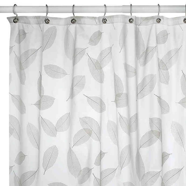 Excell Modern Leaf Eva Vinyl Shower Curtain Peridot Com Excell Modern Leaf Eva Vinyl Shower, Vinyl Shower Curtains