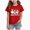 Y131-Red, variant on ORT Girl Boy Christmas Shirt Funny Xmas Graphic Tee Shirt Xmas Short Sleeve Holiday Tops