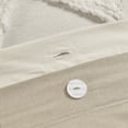 thumbnail image 2 of Full/Queen 3 Piece Cotton Duvet Cover Set with Chenille Tufting, 2 of 21