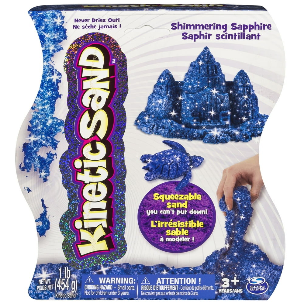 Sand, 1lb Shimmering Blue Sapphire Magic Sand for Ages 3 and Up